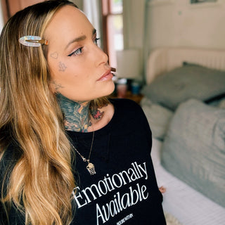 Emotionally Available Crewneck Black